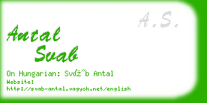 antal svab business card